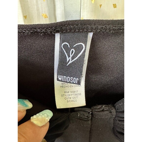 Windsor Off Shoulder Ruched Mesh Sleeves Padded Chest Front Hooks Corset Top S - Picture 3 of 3